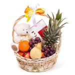 Fresh Fruit with Teddy Small Hamper