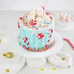 Winter Wonderland Semi-Fondant Christmas Cake (Half Kg)