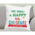 Festive Message Pillow