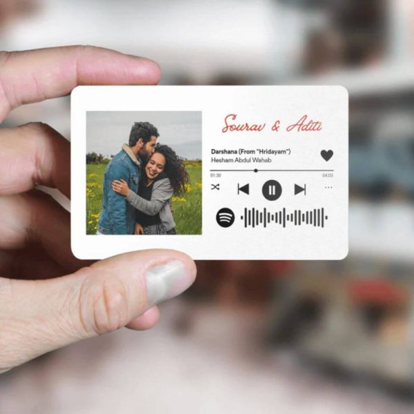 Personalized with name wallet card